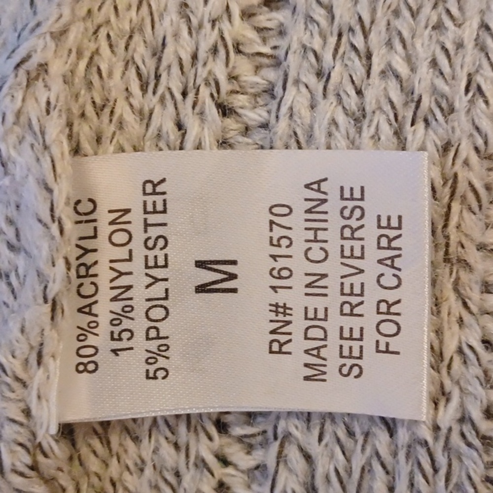 Haptics by Holly Harper Boho Multi-colored Knitted Cardigan. M - Picture 13 of 14